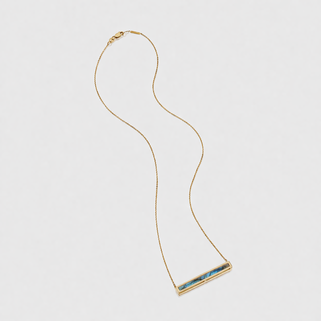 Labradorite Euclidean Bar Necklace