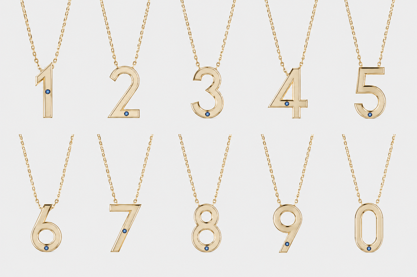 Divinity Chain - Number Necklace