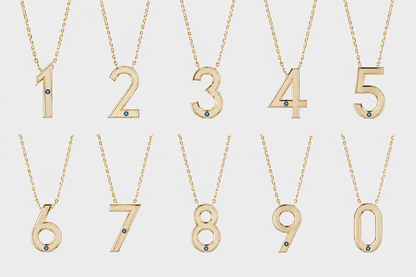 Divinity Chain - Number Necklace