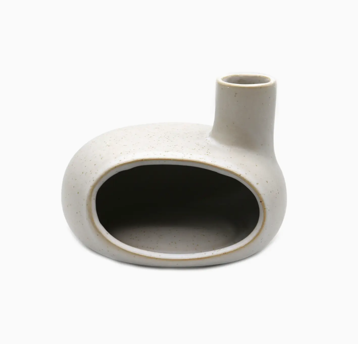 Ceramic Smudge Chimney - Grey