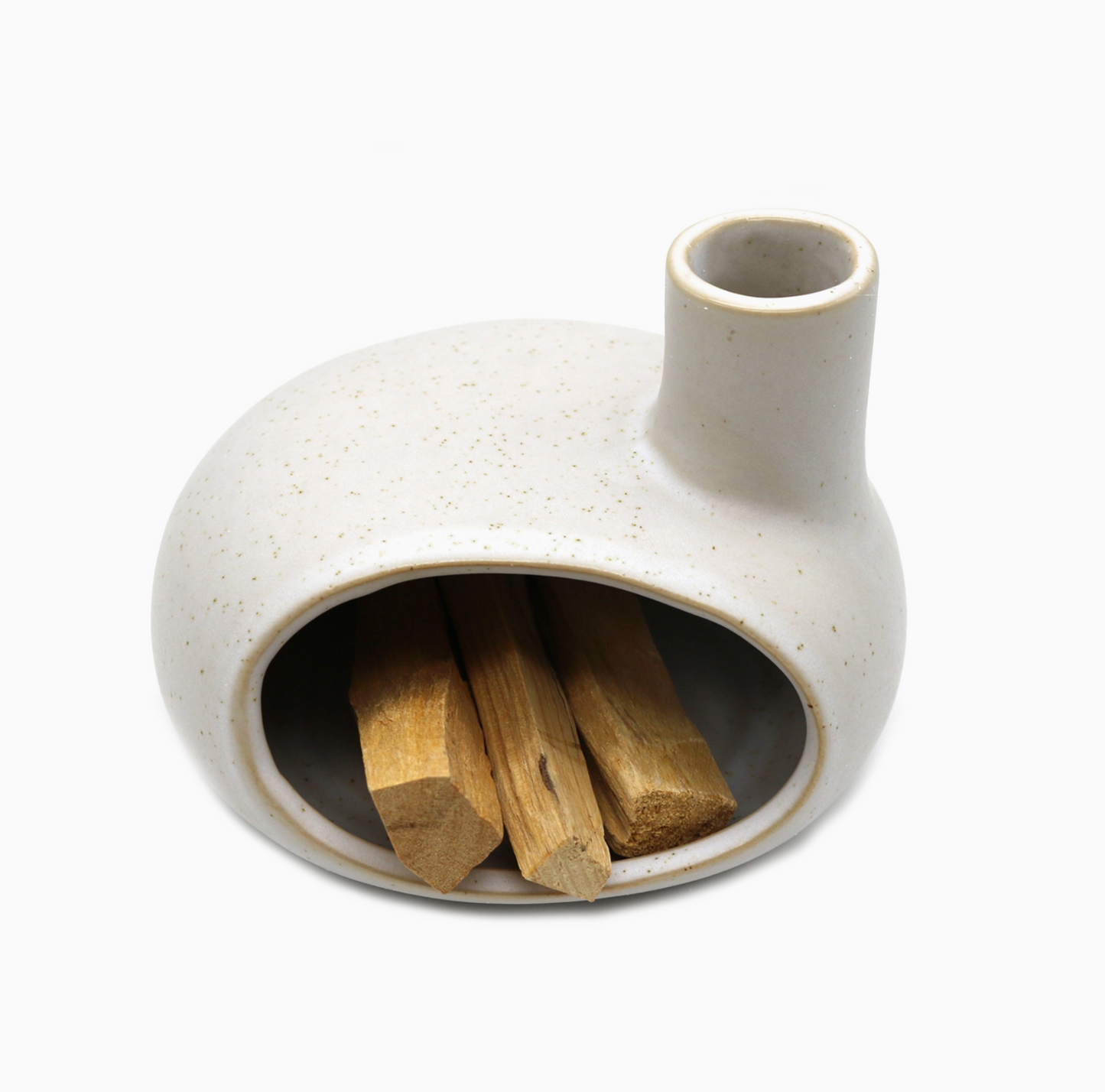 Ceramic Smudge Chimney - Grey