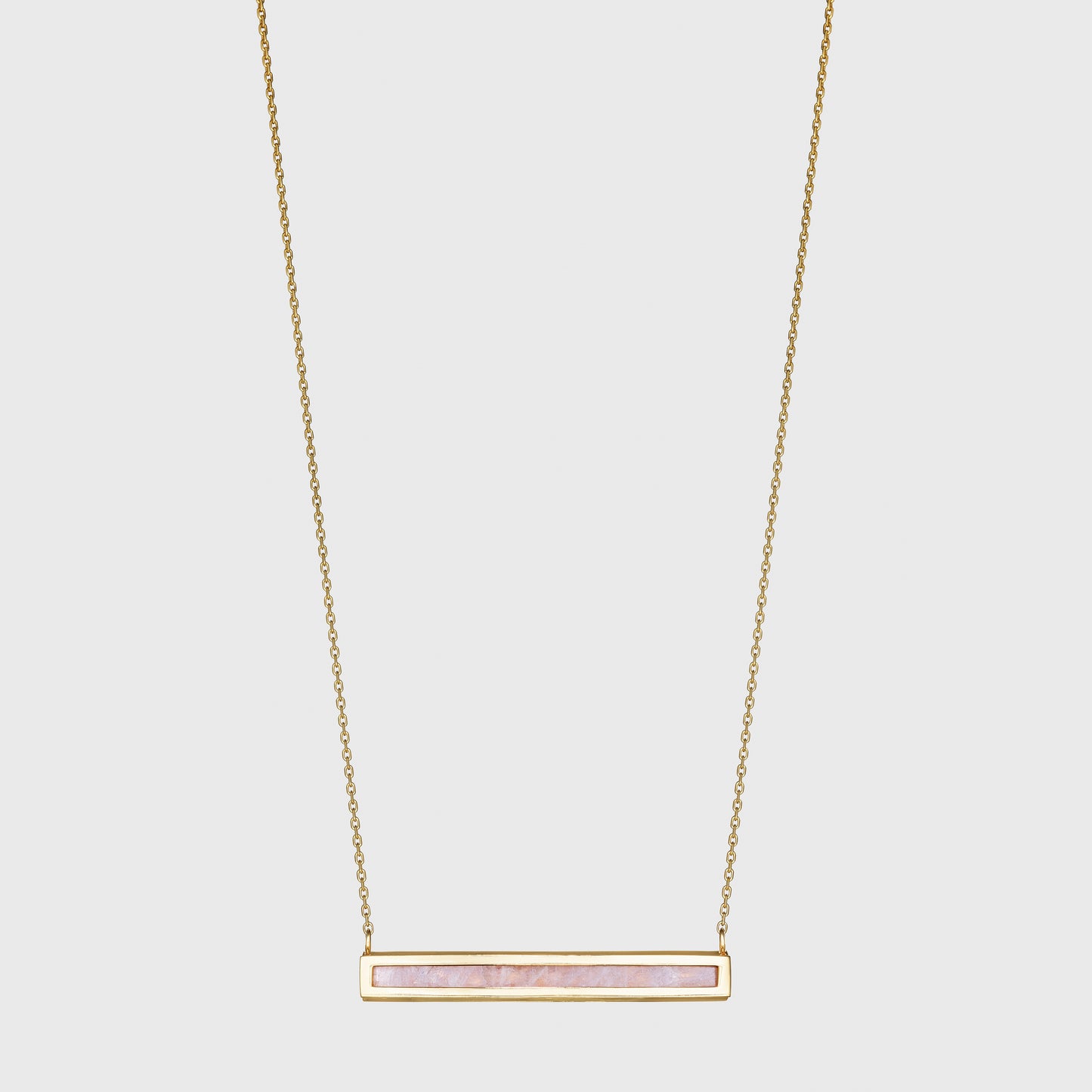 Moonstone Euclidean Bar Necklace