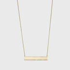 Labradorite Euclidean Bar Necklace