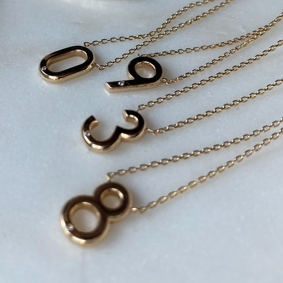 Divinity Chain - Number Necklace