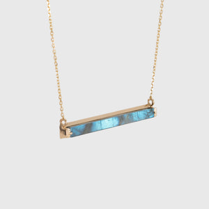Labradorite Euclidean Bar Necklace
