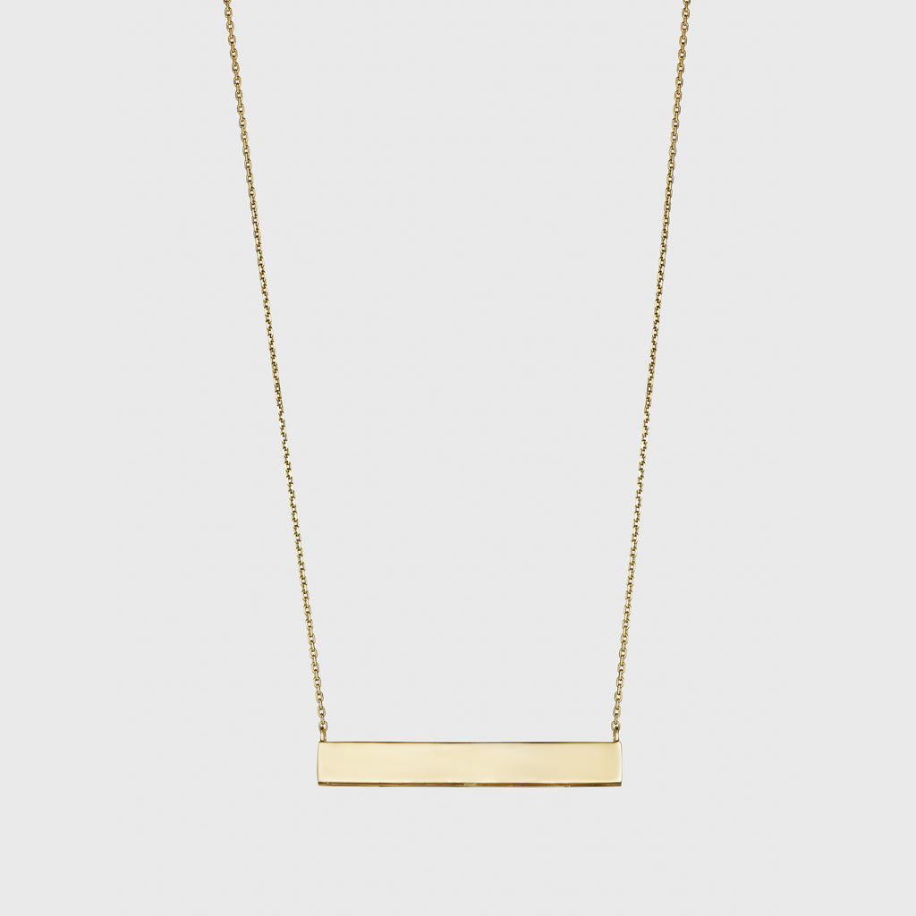 Moonstone Euclidean Bar Necklace