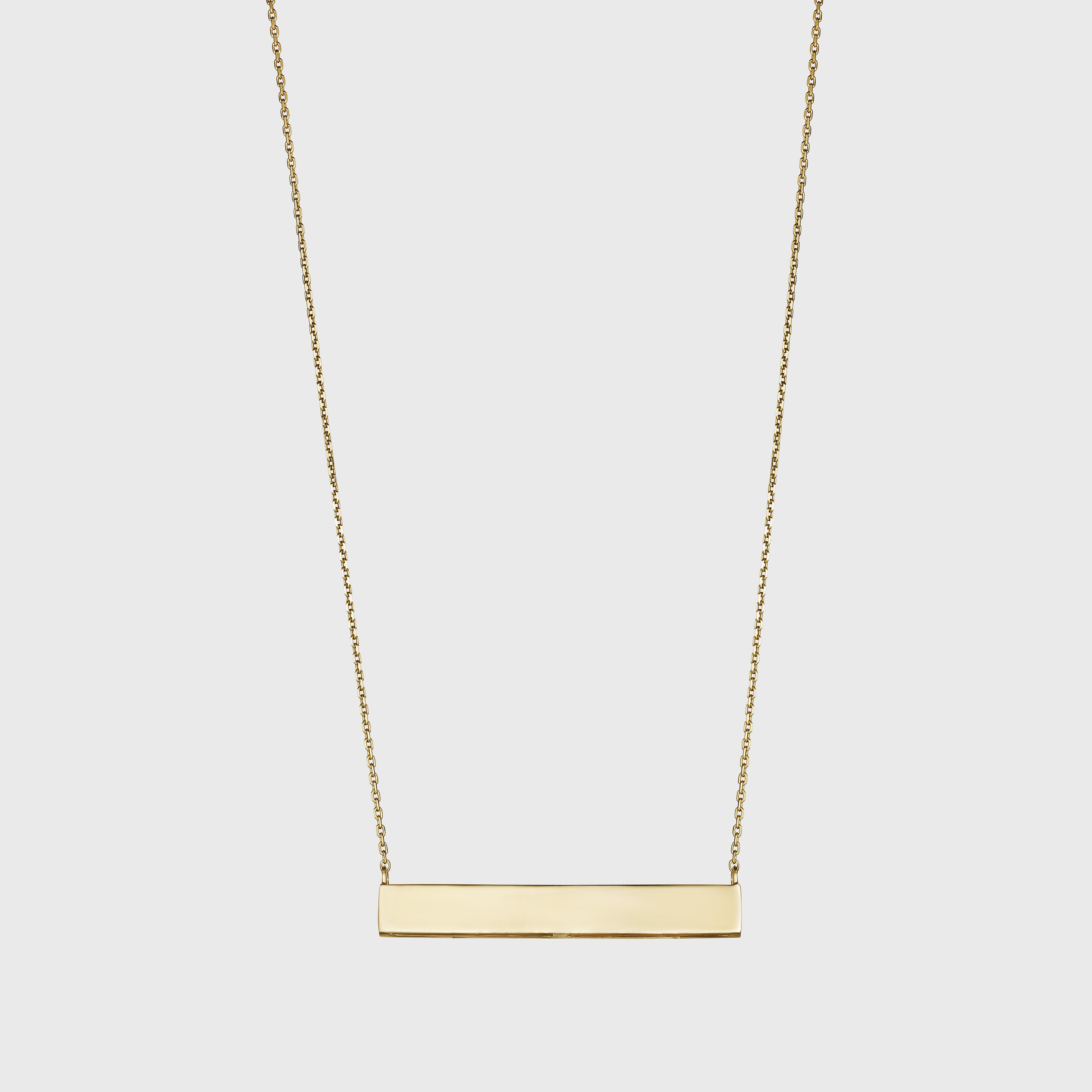 Moonstone Euclidean Bar Necklace