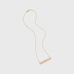 Moonstone Euclidean Bar Necklace