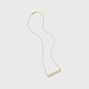 NEW! Moonstone Euclidean Bar Necklace